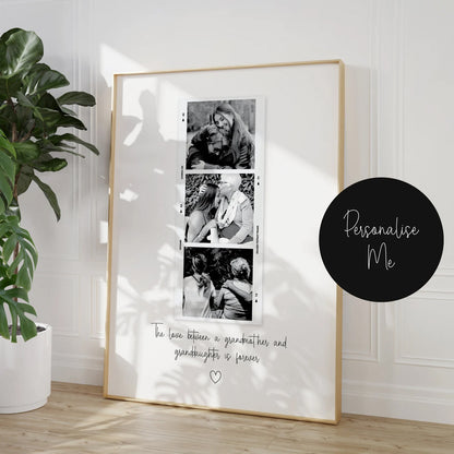 Custom photo keepsake for Mother’s Day, designed to celebrate grandma’s love and memories.