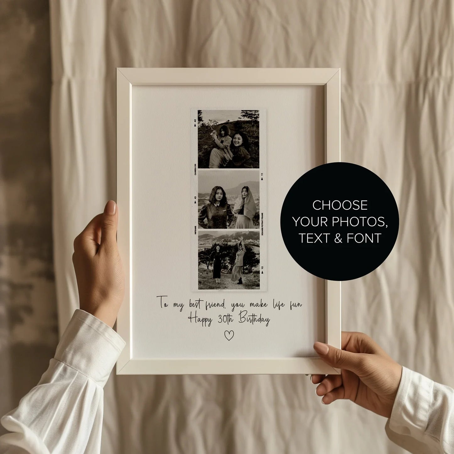 Personalised Polaroid Photo Gift, Polaroid Prints, Personalised Gifts, Customised Gift, Personalised Photo Frame